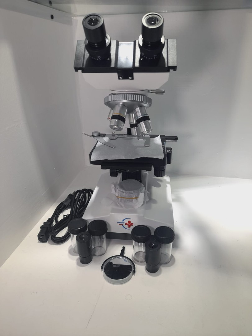 equipos profesionales - Microscopio biologico profesional para laboratorio 40X~1600X Microscopio clinico 8