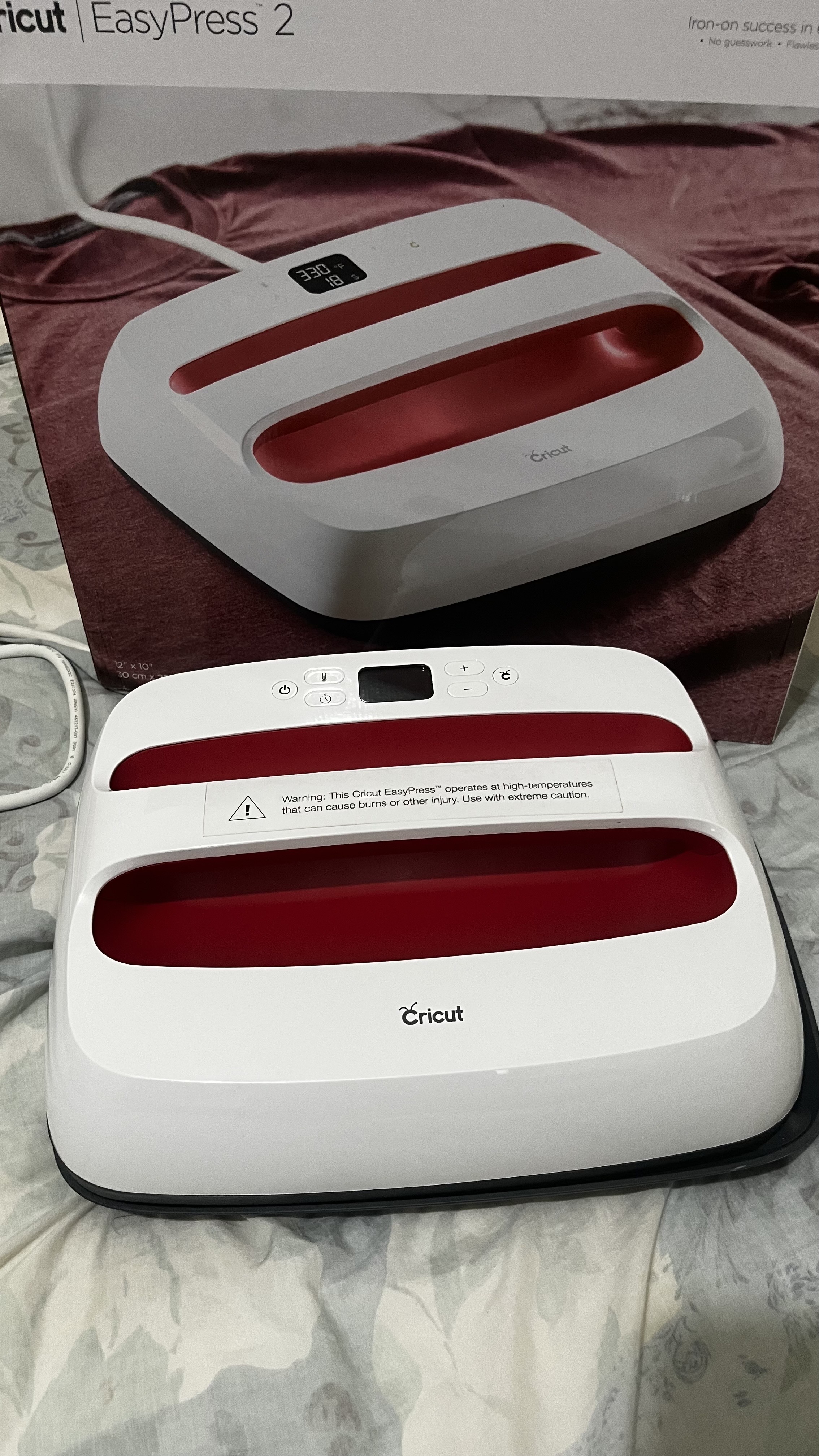 otros electronicos - Cricut EasyPress™ 2, Raspberry - 12" x 10" 6