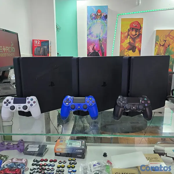 consolas y videojuegos - Playstation 4 slim usado 2