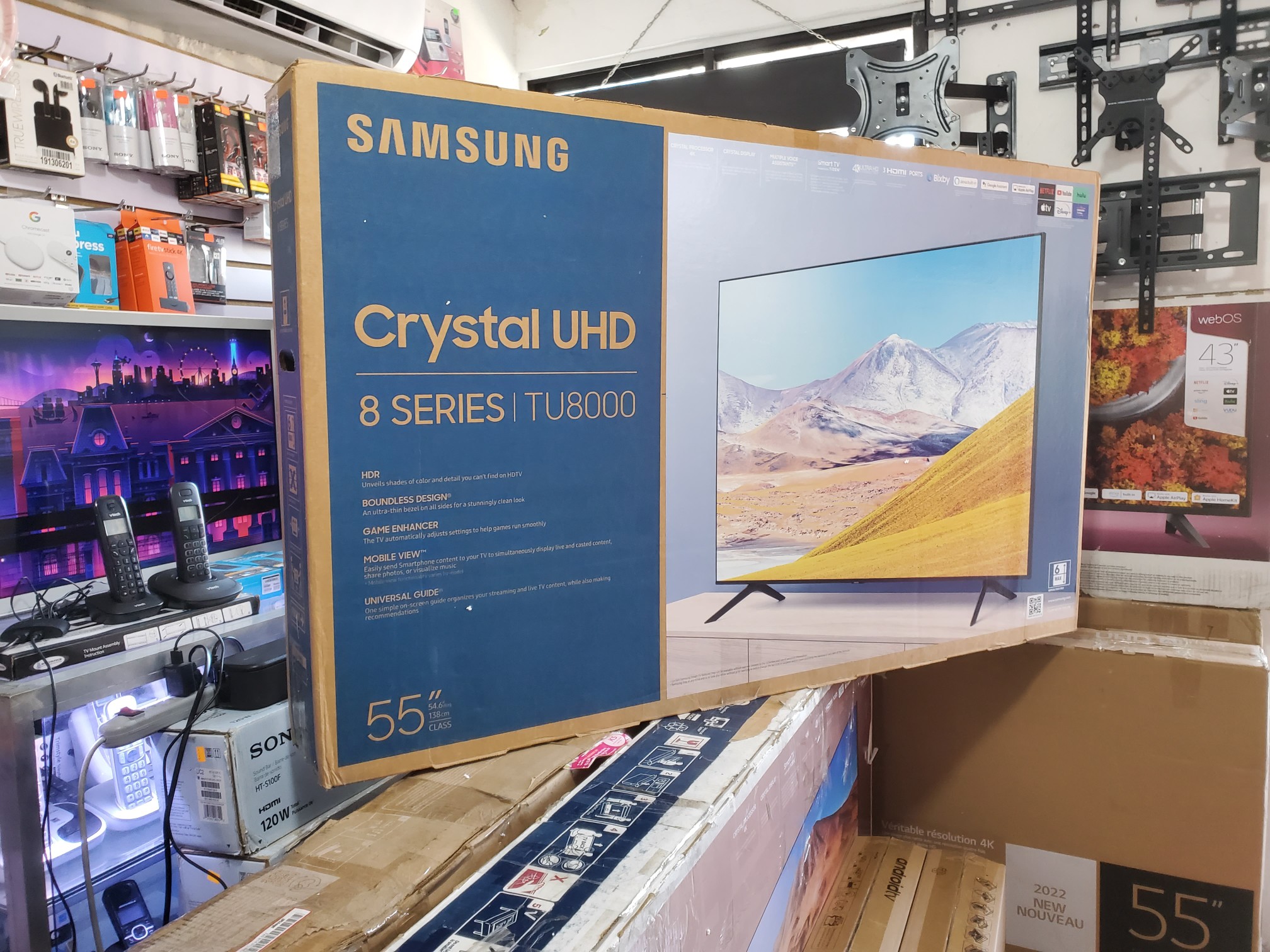 tv - Televisor samsung serie 8 TU8000 55 pulgadas 4k UHD led smart tv