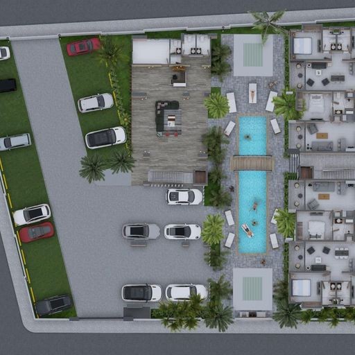 apartamentos - Apartamento En Palm Beach Bávaro  