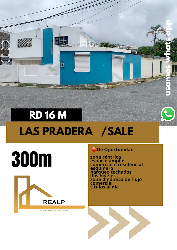 oficinas y locales comerciales - Propiedad comercial esquinera  0