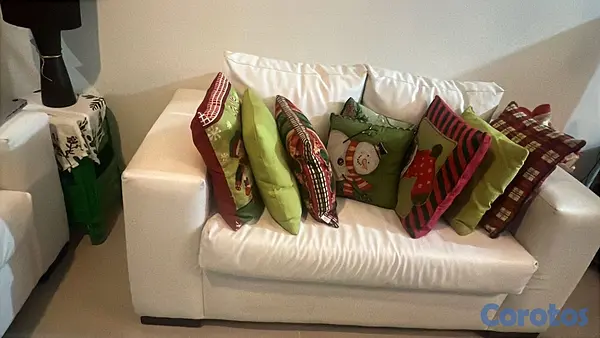 muebles y colchones - juego de mueble en leder  5