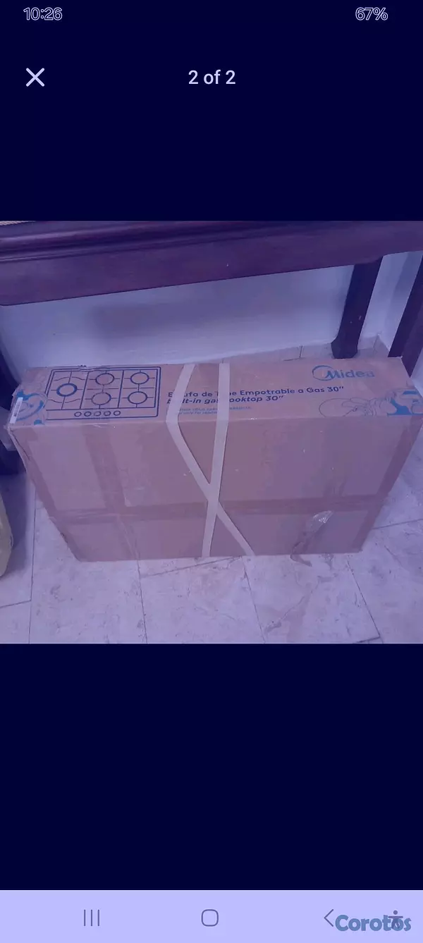cocina - Estufa de gas 30" inoxidable marca MIDEA 7