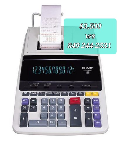 impresoras y scanners - calc. sharp impotada y garantia oferta!! 1