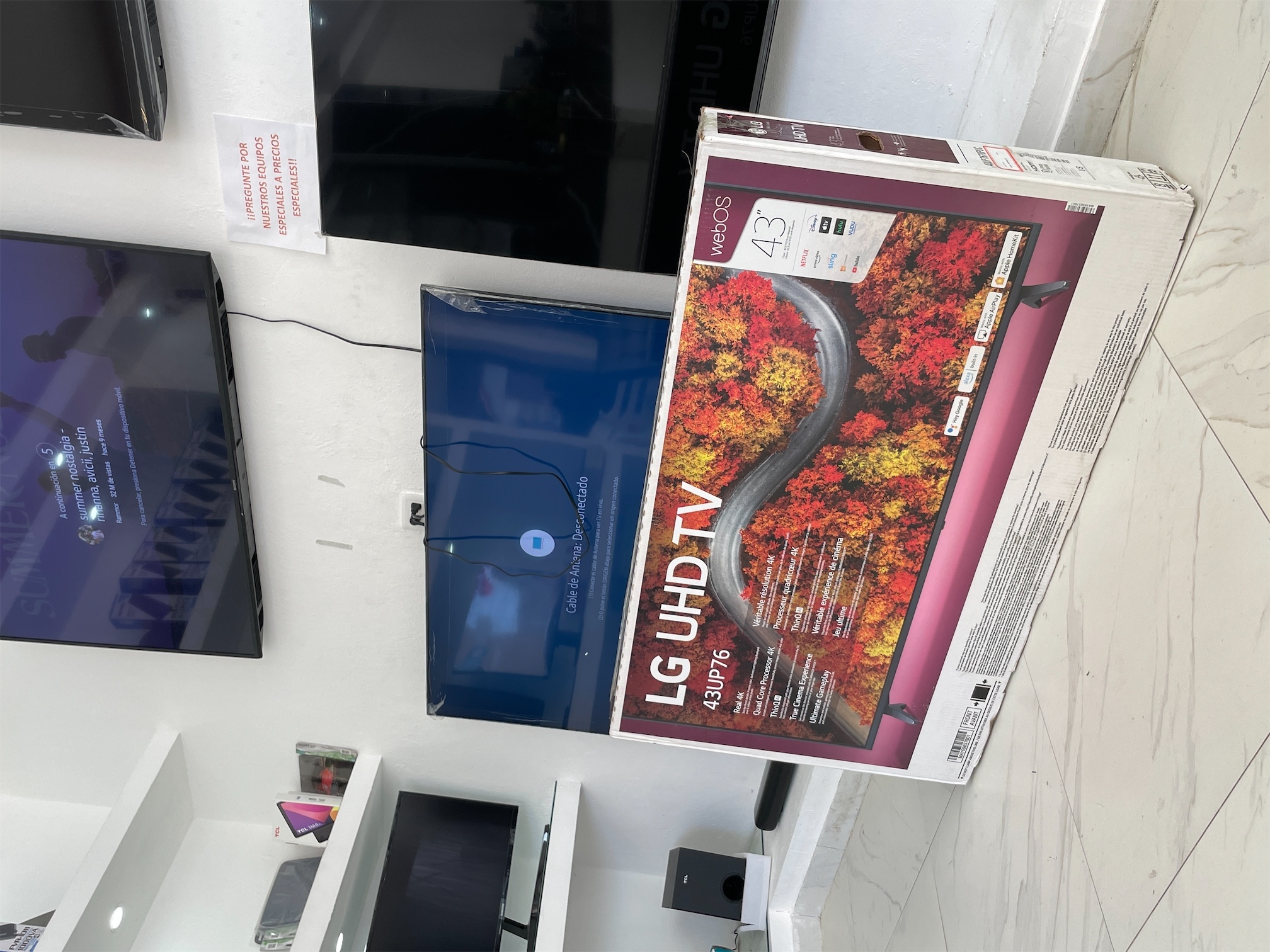 tv - Tv LG 43”UP76 Smart Tv 4K Bluetooth HDMI USBGarantía de tienda
