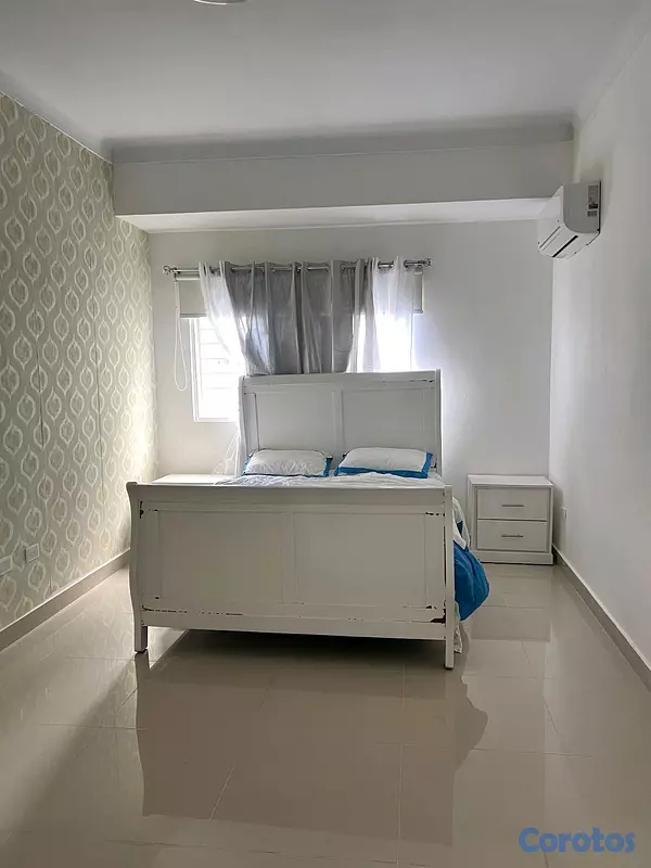 apartamentos - APARTAMENTO EN ALQUILER TOTALMENTE AMUEBLADO EN EL EXCLUSIVO SECTOR EVARISTO M. 10