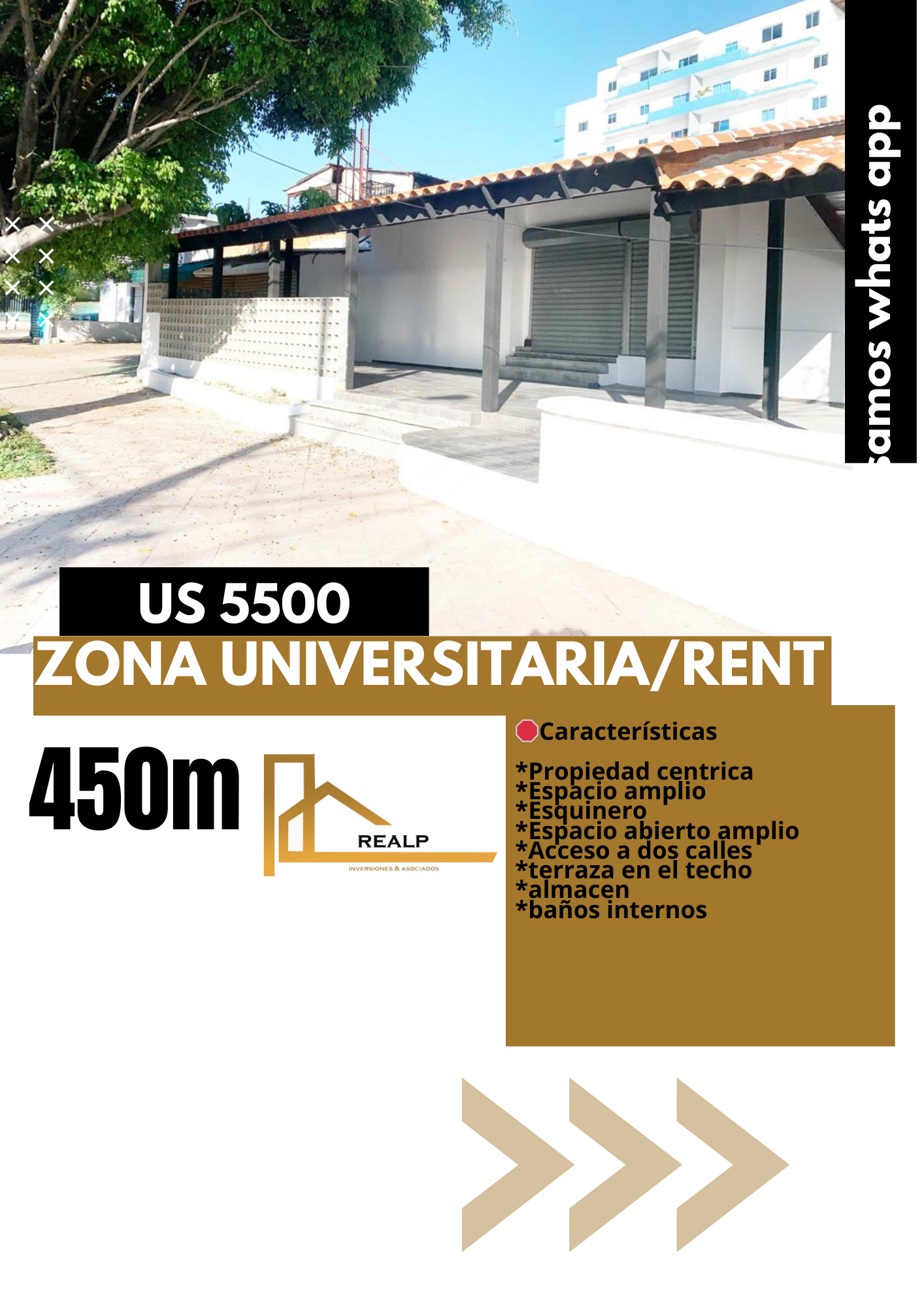 oficinas y locales comerciales - Local esquinero en Zona universitaria  0