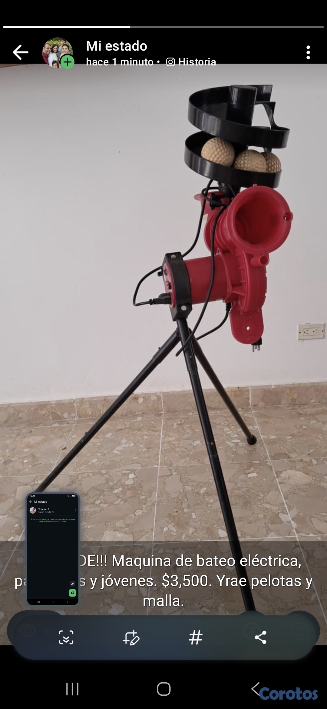 Artículos Deportivos - Maquina Bateo Baseball 4