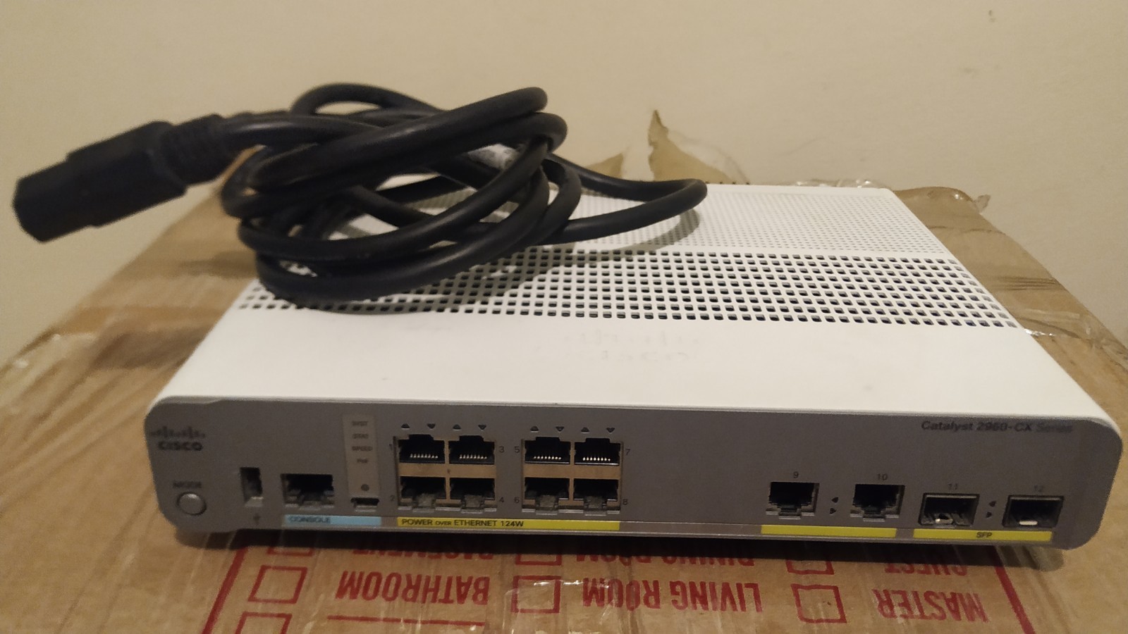 otros electronicos - Switch Cisco 2960CX 8 puertos 1G, POE actualizado