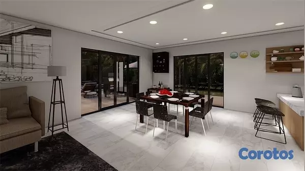 casas vacacionales y villas - Venta de Villa con piscina cerca de la playa en Juan dolio Metro country club  9