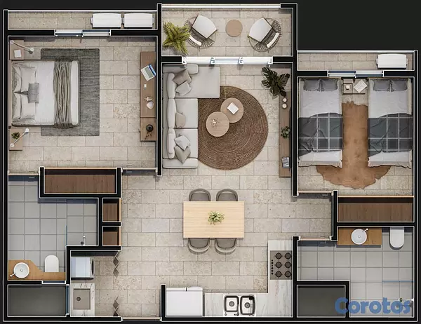 apartamentos - Apartamentos modernos frente a la UASD Santiago – Vive o invierte con plusvalía 8