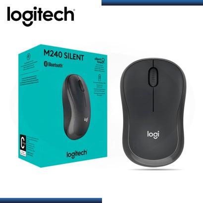 computadoras y laptops - MOUSE LOGITECH M240 INALAMBRICO SILENCIOSO, NEGRO, BLUETOOTH, 400-4000 DPI, RANG 0