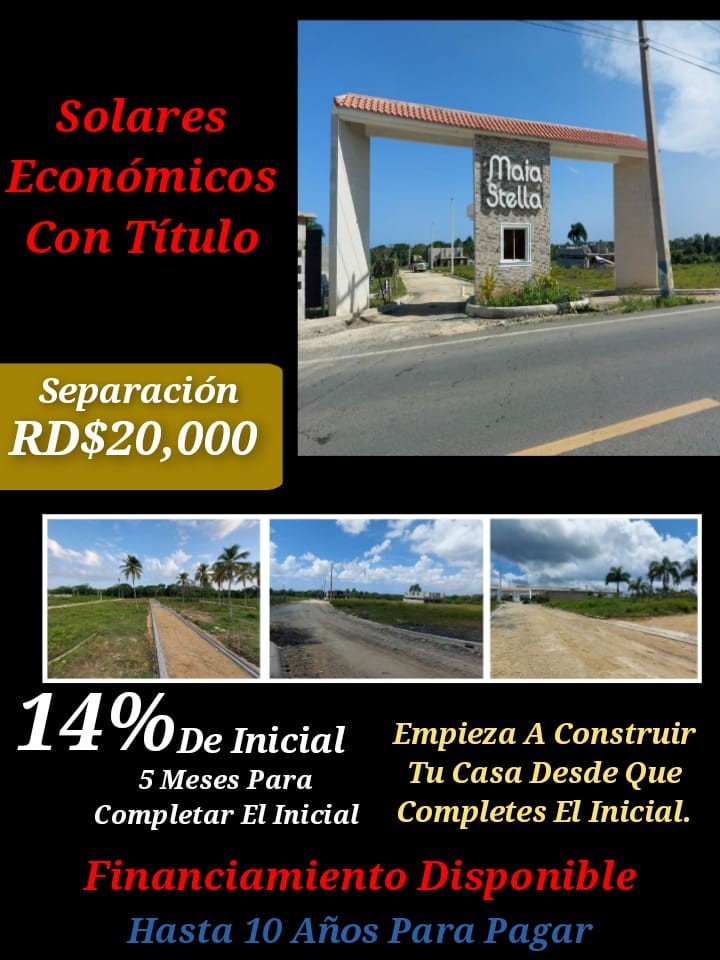 SOLAREES ECONOMICOS CON TITULO Y LISTO PARA CONSTRUIR DESDE 135 M2 EN ADELANTE