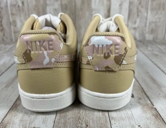 zapatos para mujer - NIKE COURT VISION LOW SESAME SIZE 11.1/2 3