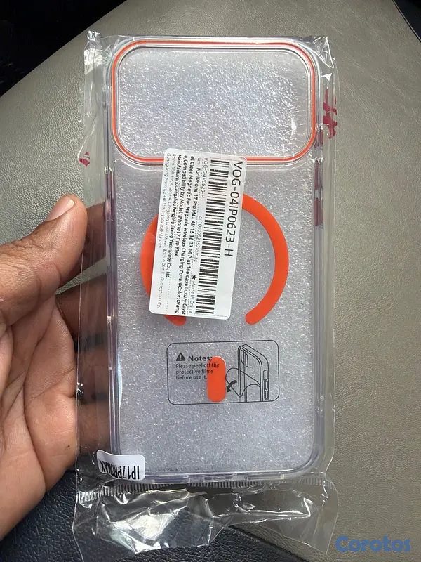 accesorios para electronica - Cover  iPhone 17 Pro Max  Luxury Crystal Clear Magnetic  Magsafe 5