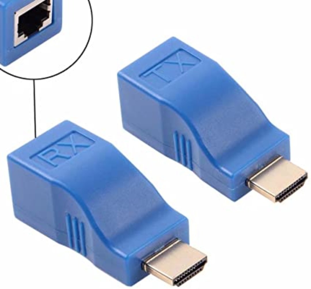 accesorios para electronica - Extensor HDMI Adaptador HDMI A RJ45 Full HD 1080P 3D 4K 2K 2.0 5