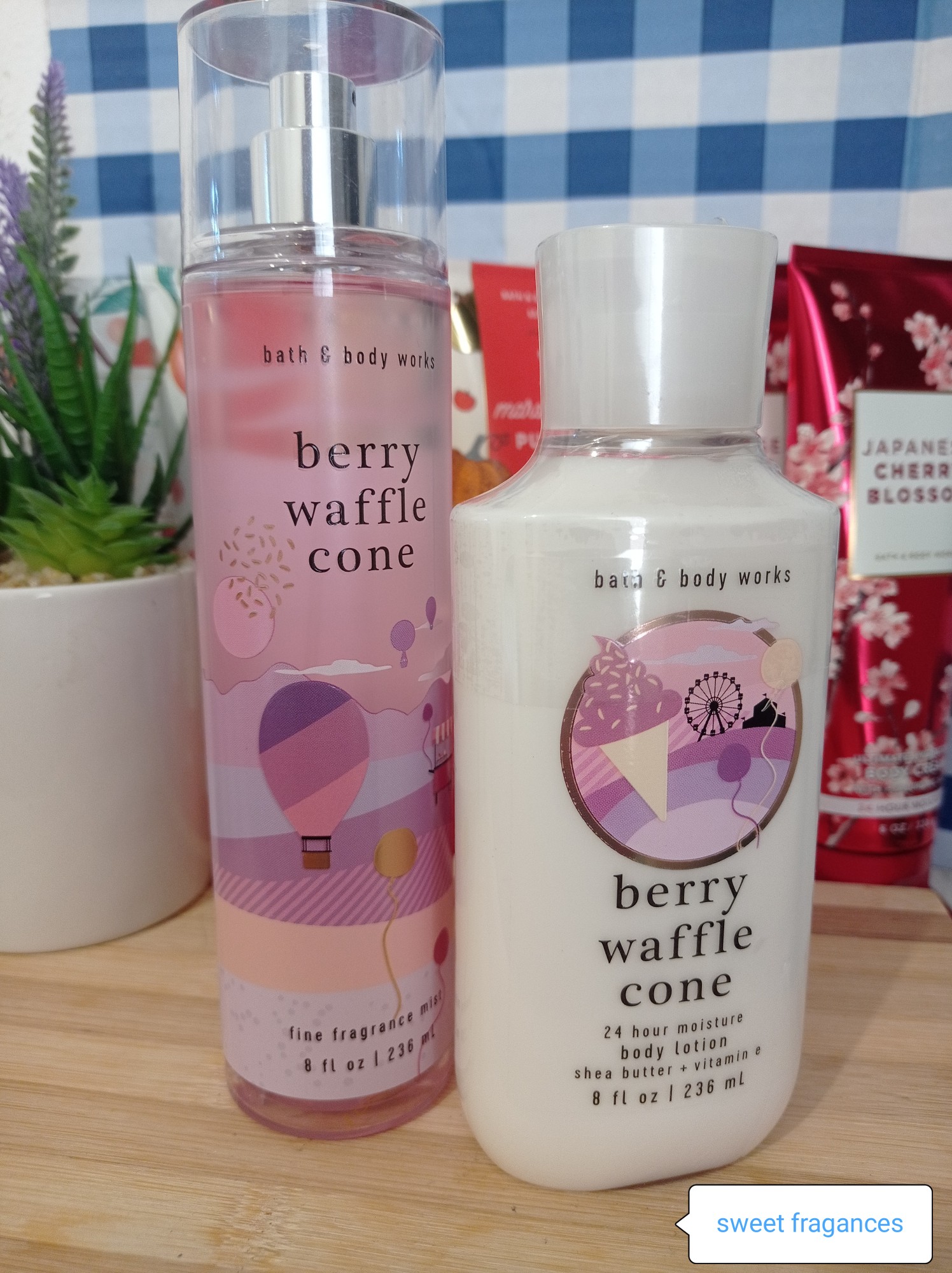 salud y belleza - Berry waffle cone colonia y crema disponibles