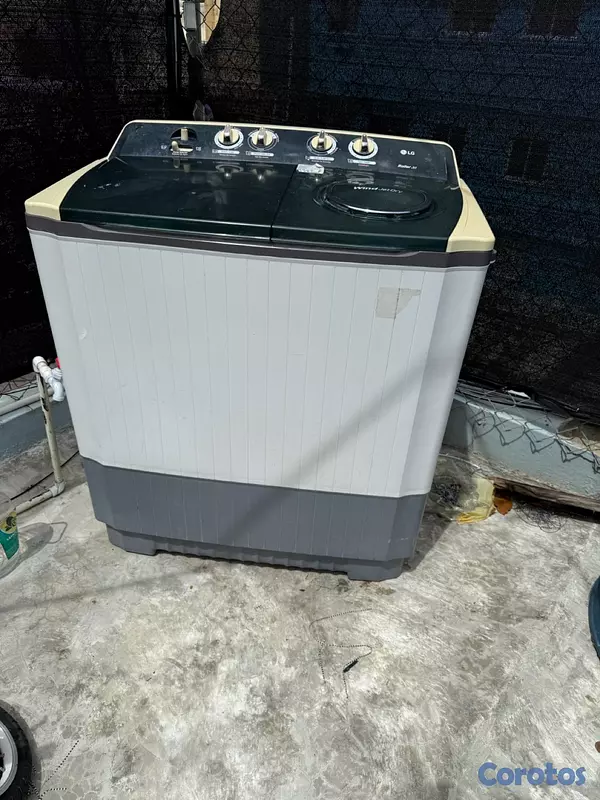 electrodomesticos - lavadora lg semiautomática de 30 lbs buen estado 4