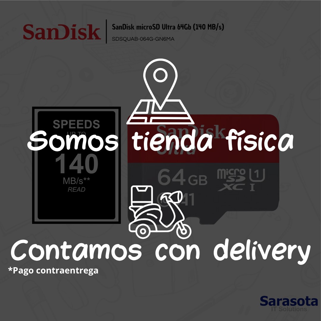 accesorios para electronica - SanDisk microSD Ultra 64Gb (140 MB/s) 3