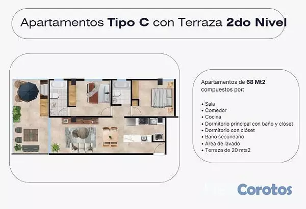 apartamentos - Apartamento en venta en el Millon 5
