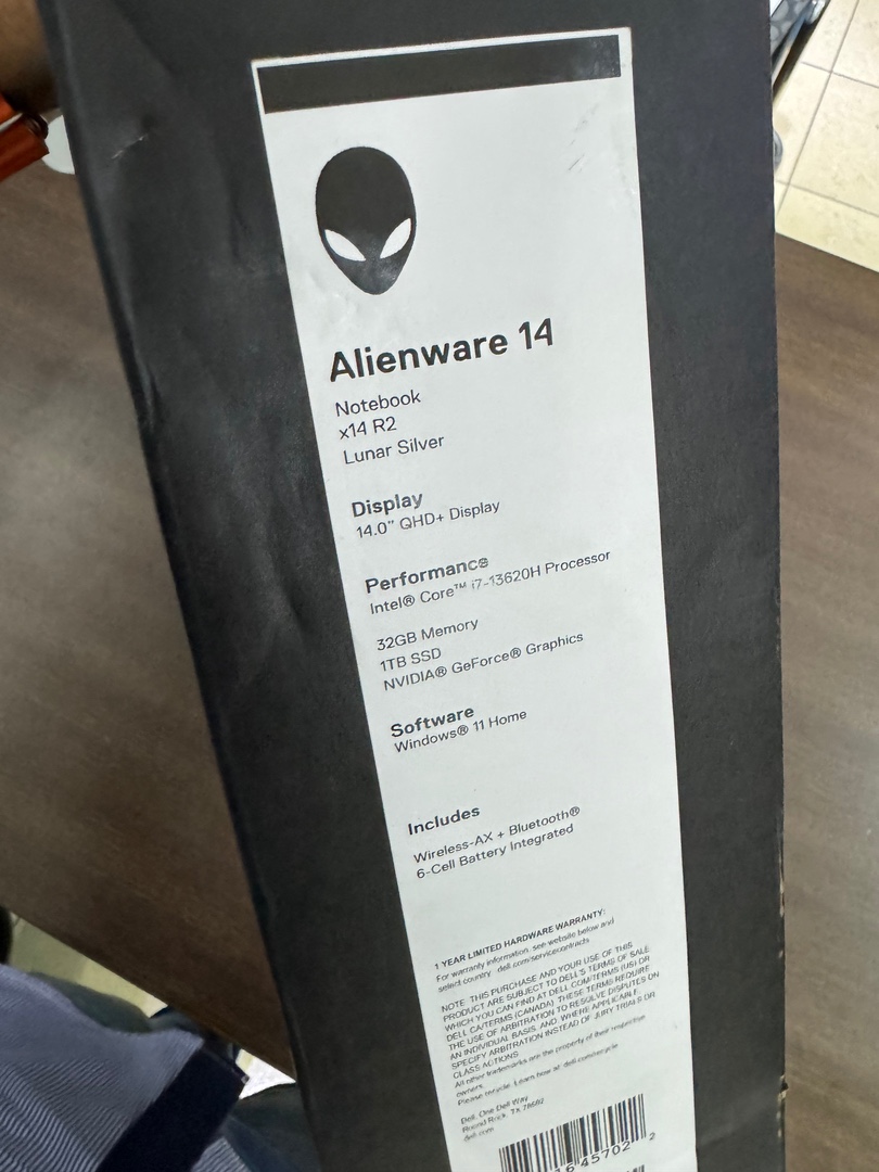 computadoras y laptops - PC Laptop Dell Alienware X14 R2 | INTEL I7| 32GB RAM | 1TB SSD|13va Gen $ 93,500 4