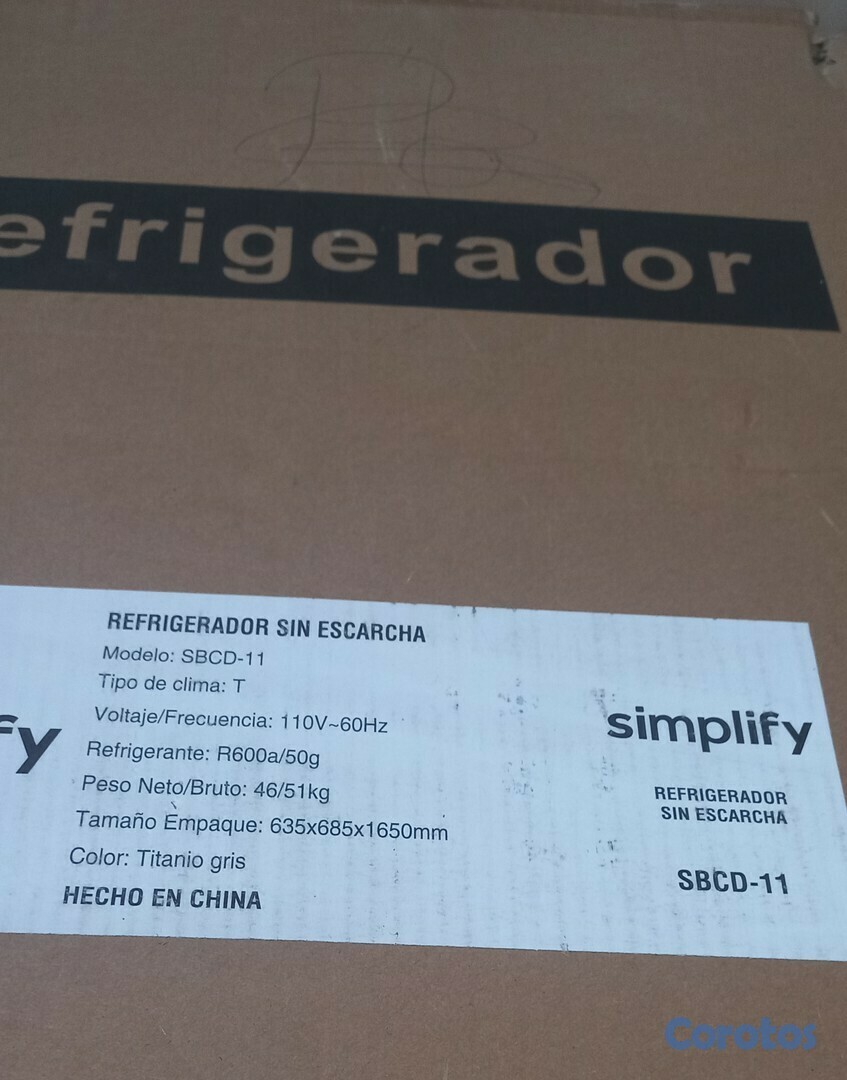 electrodomesticos - Nevera de venta simplify  1