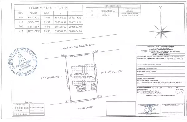 solares y terrenos - Vendo solar Restauradores Metraje: 522 mt2
Precio: 26.5 millones de pesos