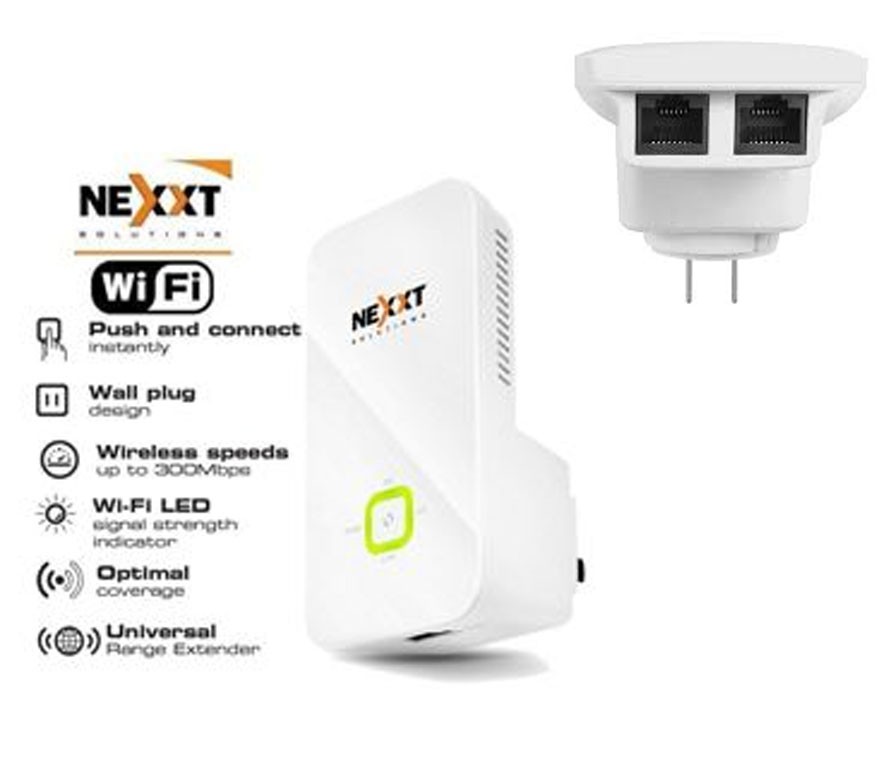 computadoras y laptops - REPETIDOR NEXXT KRONOS 301 WIRELESS AP, RANGE EXTENDER, DIRECTO A LA PARED 2