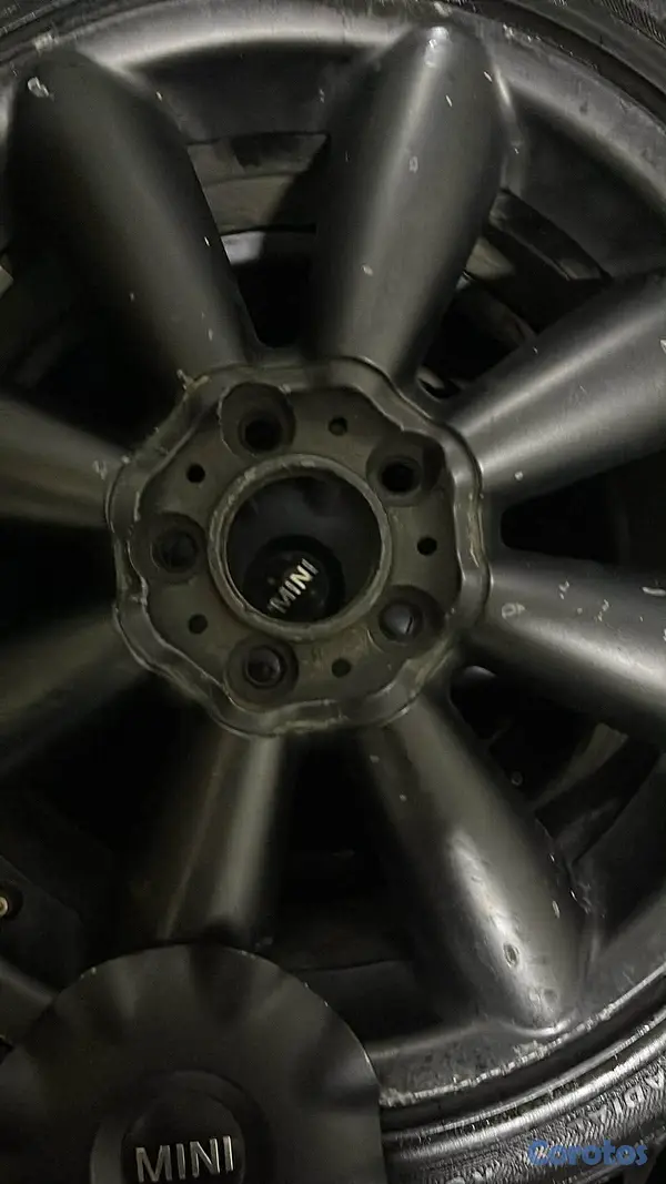 repuestos - Juego de Aros con gomas de mini cooper 2011 negros 5x120 número 18 7
