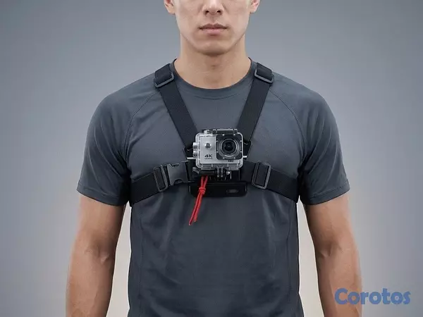accesorios para electronica - Soporte de Pecho para Cámara Deportiva Ajustable y 2