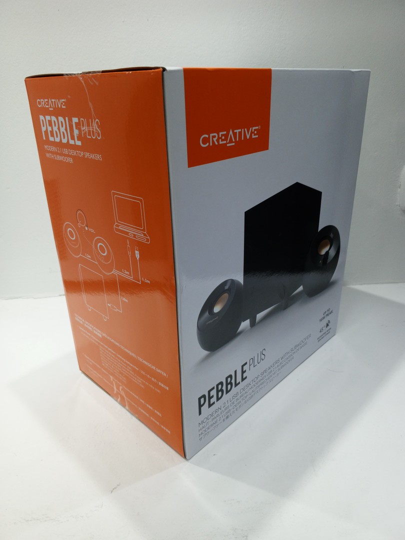 camaras y audio - Bocina Creative Pebble Plus 2.1 2