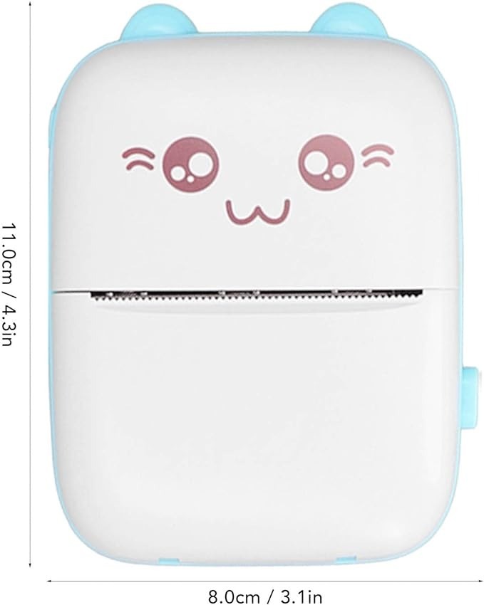 impresoras y scanners - Mini impresora bluetooth termica diseno de gatito 5
