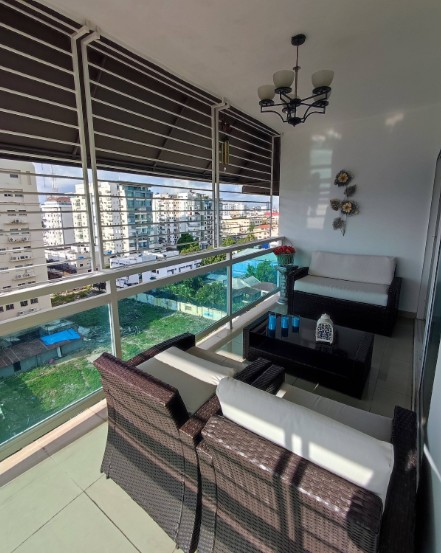apartamentos - Apartamento amoblado en Alquiler Evaristo Morales 4