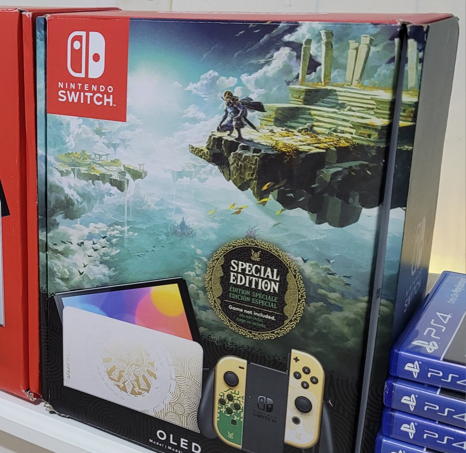 consolas y videojuegos - Nintendo Switch Oled Edicion zelda Con un juego