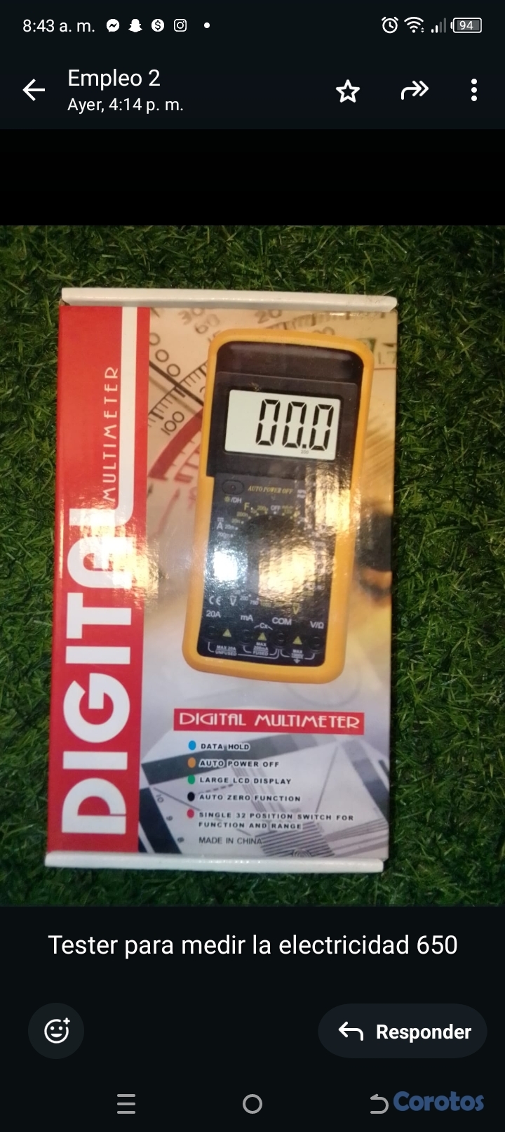 accesorios para electronica - tester