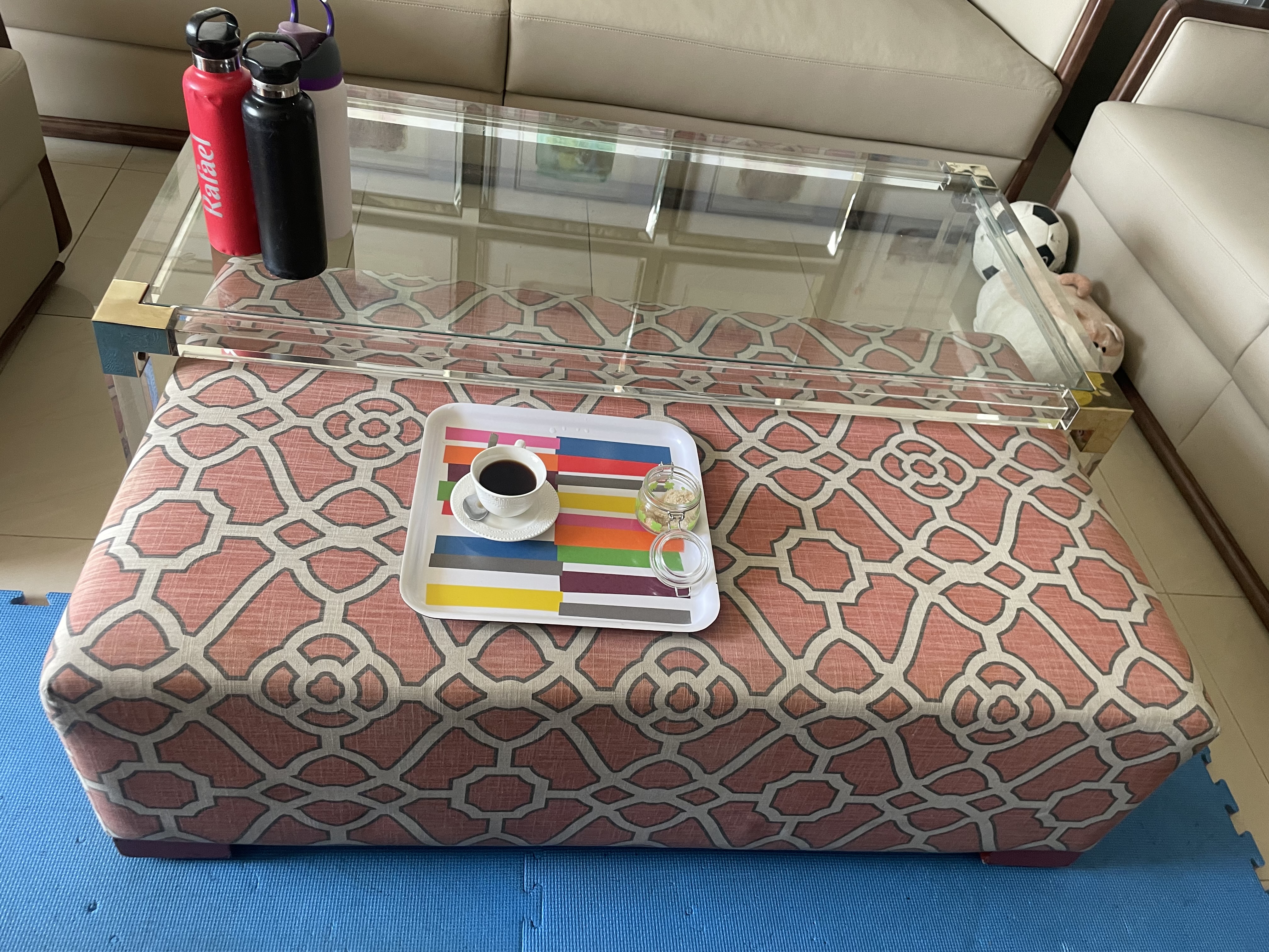 muebles y colchones - Mesa de centro 2 en una  3