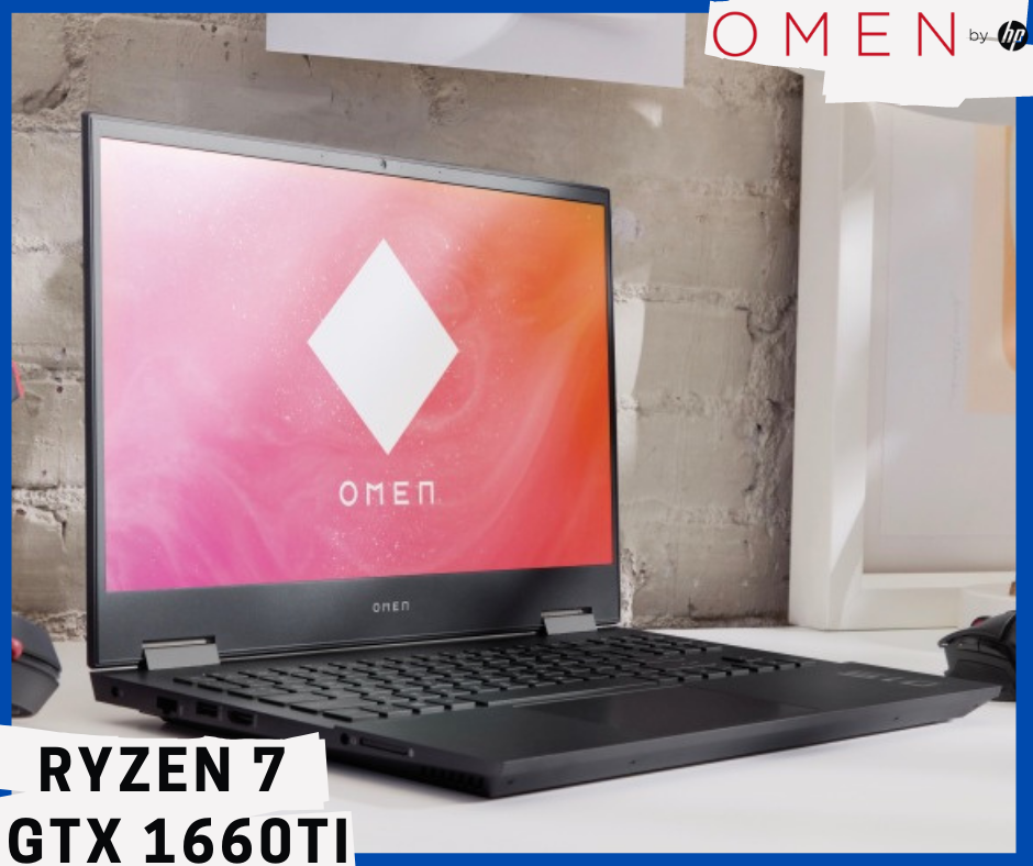 computadoras y laptops - laptop Hp Omen AMD Ryzen 7 4800H GTX 1660Ti