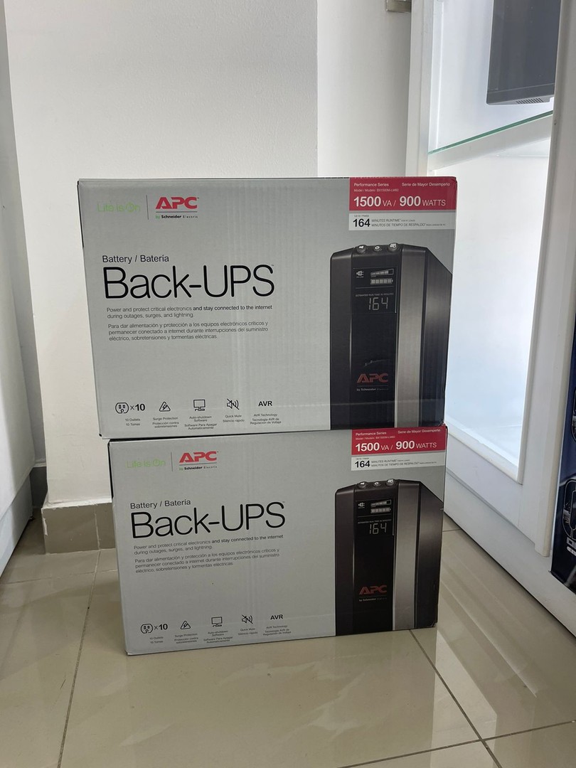 computadoras y laptops - Disponibles UPS APC de 1500VA y 900W BX1500M-LM60  1