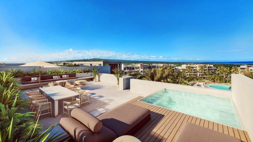 apartamentos - Proyecto en venta Punta Cana #24-149 un dormitorio, canchas, piscina, gimnasio.
 9