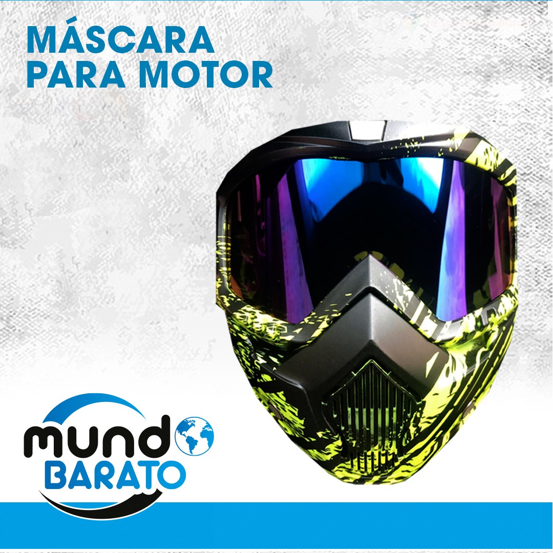 deportes - Mascara Protección Motor Motocross Bicicleta Bici Lentes Buggies Careta Casco