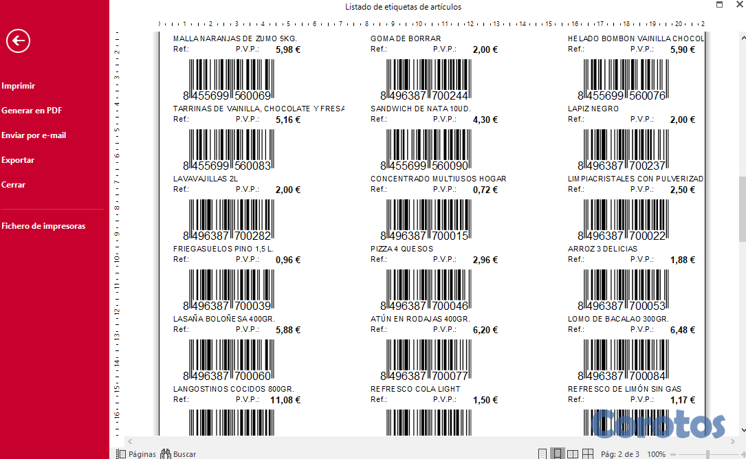 impresoras y scanners - VENDEMOS TODOS LOS TAMAÑOS DE ETIQUETAS, LABEL  TE 3