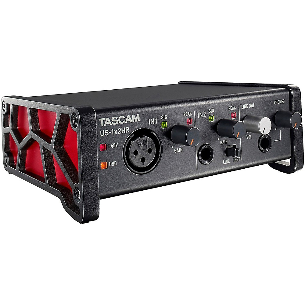 instrumentos musicales - Tascam US-1X2HR Interfaz de audio, Tarjeta de sonido