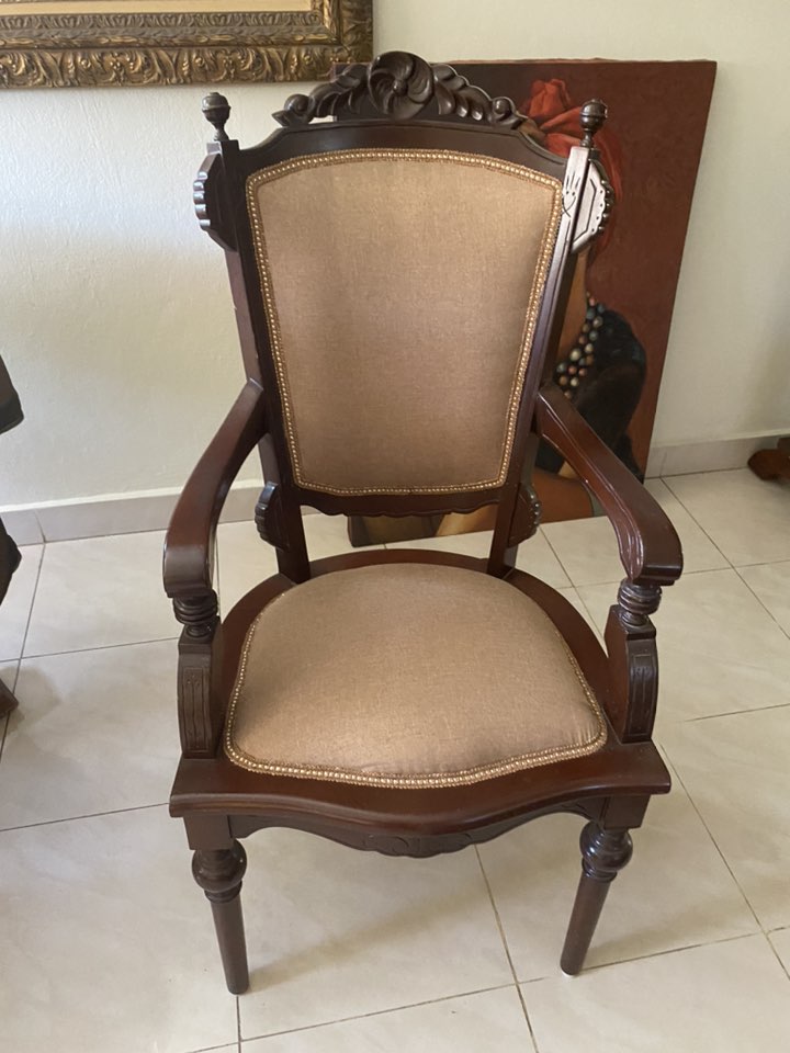 muebles y colchones - Dos butacas en caoba