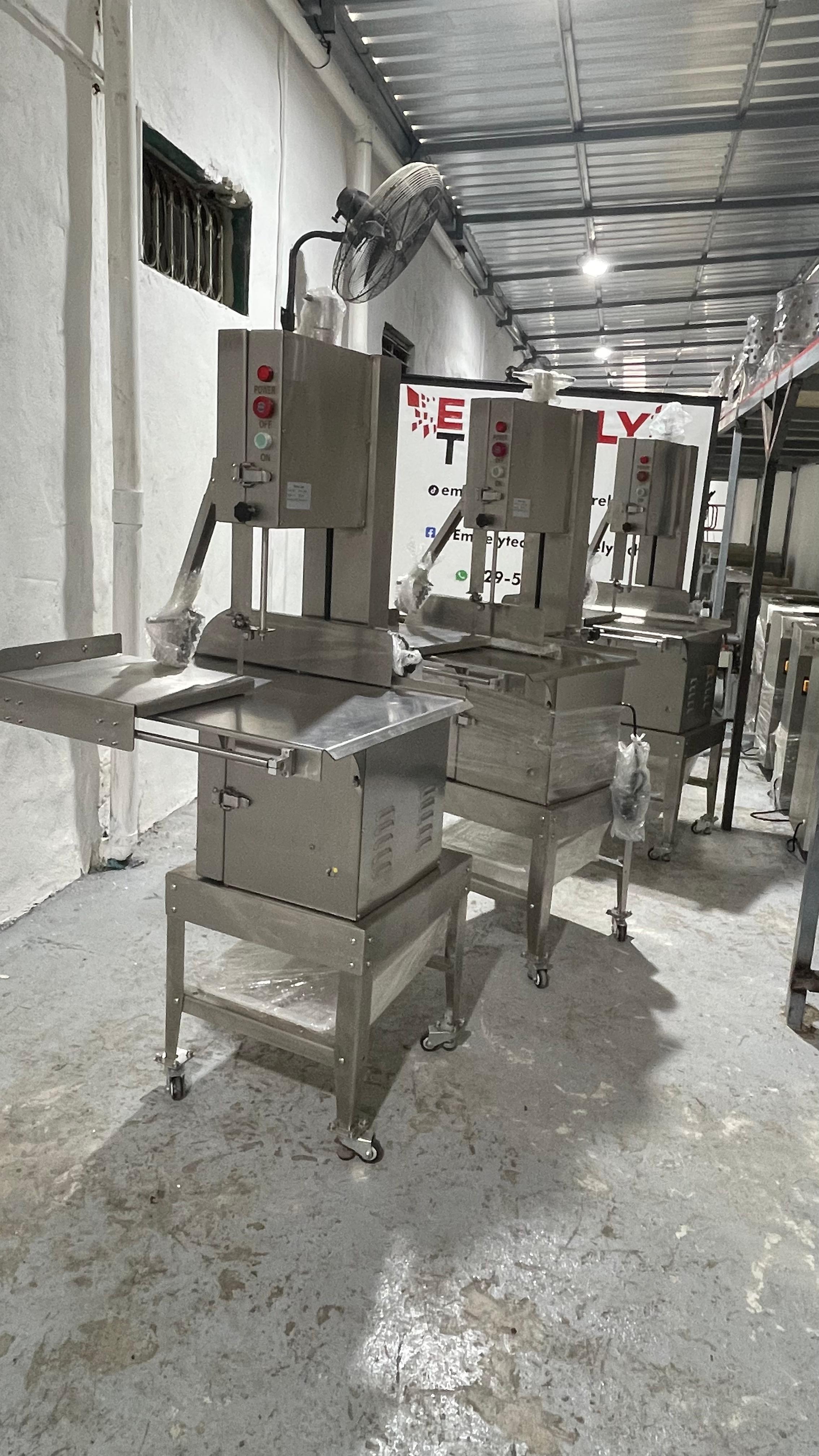 equipos profesionales - Sierra sinfin cortadora de carne hueso industrial 6