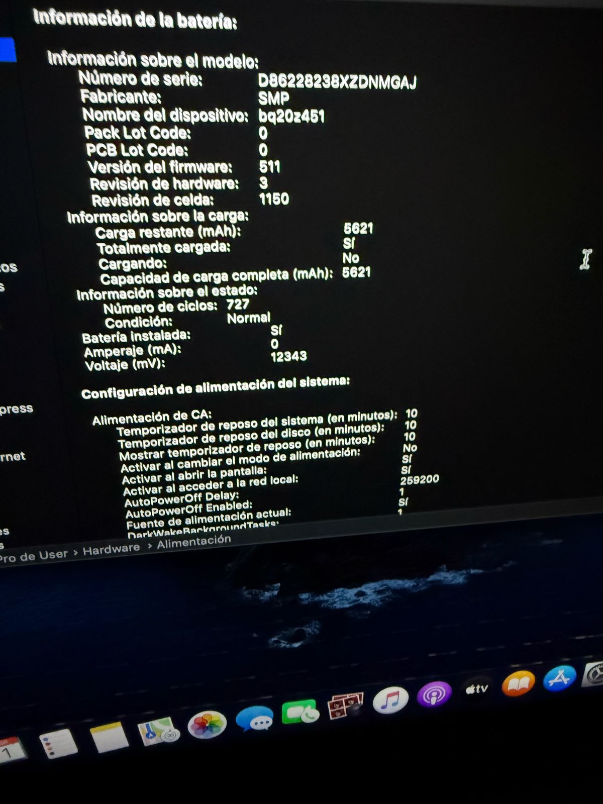 computadoras y laptops - MacBook Pro A1398 Core i7 2.3 Ghz 4 nucleos 2012  3
