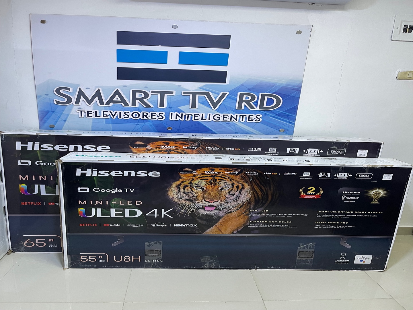 tv - Hisense ULED 55 Pulgadas 4K UHD HDMI 2.1 / 120Hz