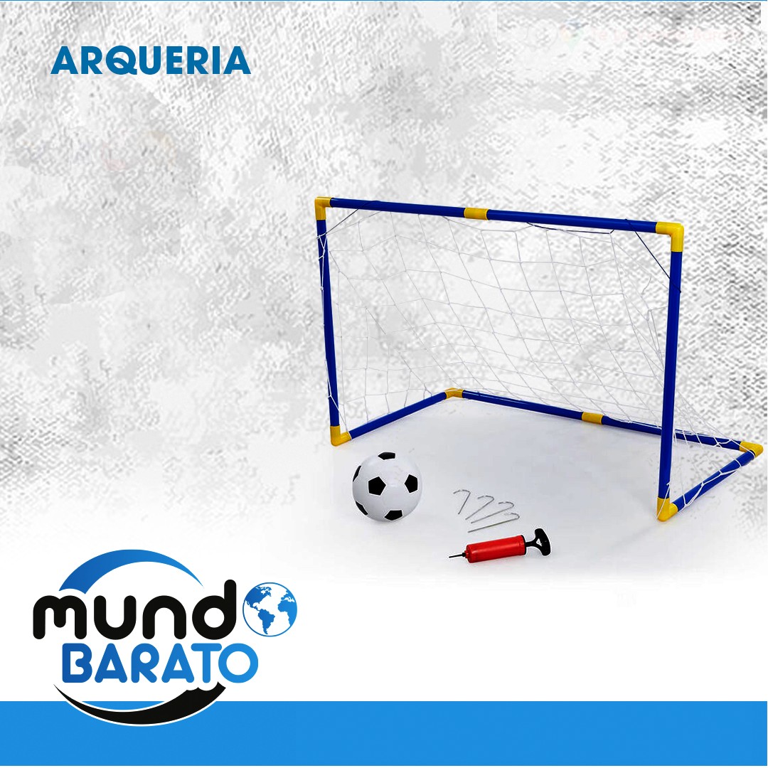 juguetes - ARQUERIA DE FUTBOL FOOTBALL CANCHA PELOTA PORTERIA 0