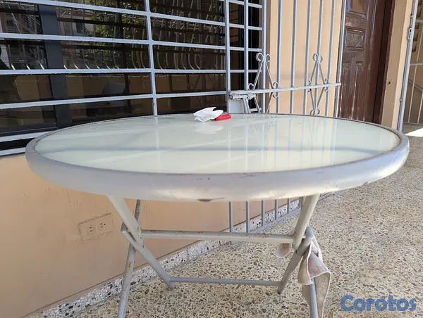 muebles y colchones - Mesa redonda de balcón  3