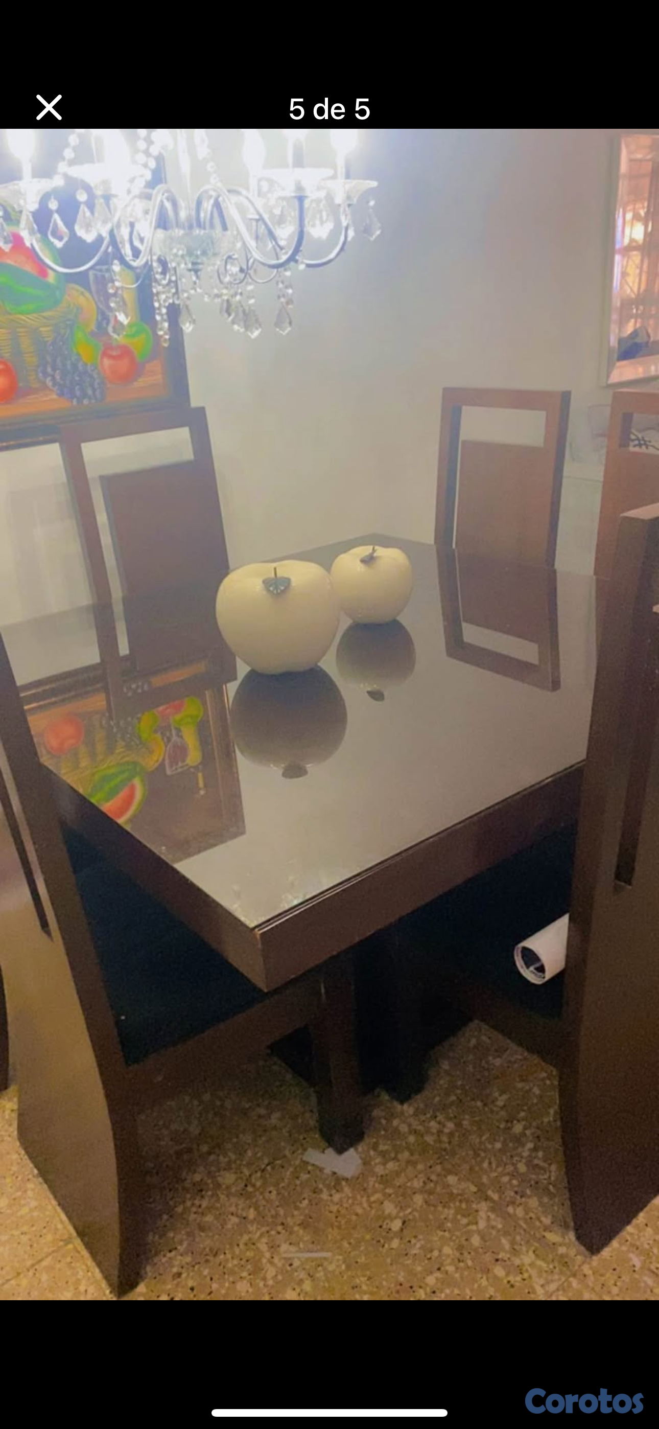 muebles y colchones - Comedor en caoba y credensa  2